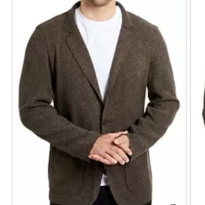 Men! NWT Kenneth Cole Single Breasted 2 Button Front Blazer Sweater size Medium